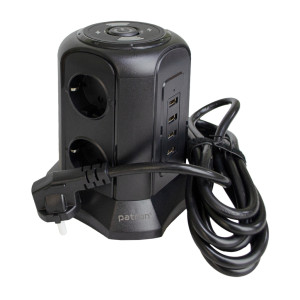 Мережевий фільтр живлення Patron SP-1663-USBTW