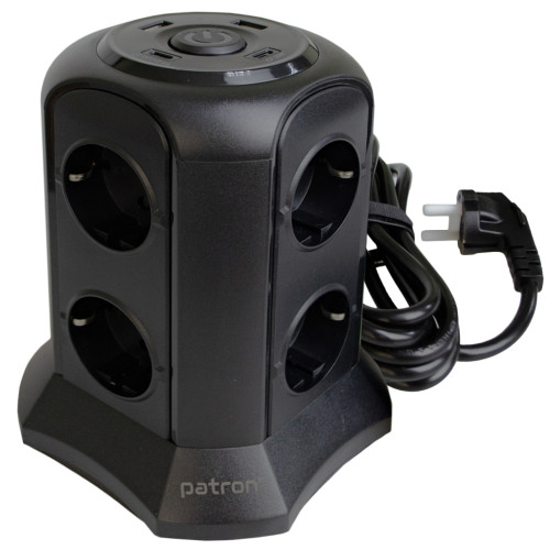 Мережевий фільтр живлення Patron SP-1683-USBT