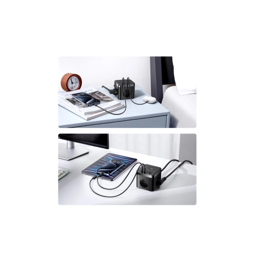 Мережевий фільтр живлення Baseus PowerCombo Cube Power Strip (E00066400117-00) Мережевий фільтр живлення Baseus PowerCombo Cube Power Strip (E00066400117-00)