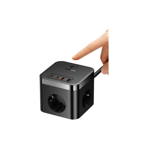 Мережевий фільтр живлення Baseus PowerCombo Cube Power Strip (E00066400117-00) Мережевий фільтр живлення Baseus PowerCombo Cube Power Strip (E00066400117-00)