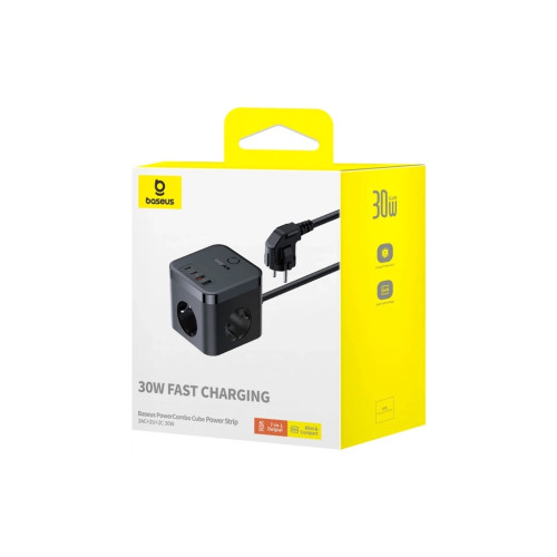 Мережевий фільтр живлення Baseus PowerCombo Cube Power Strip (E00066400117-00) Мережевий фільтр живлення Baseus PowerCombo Cube Power Strip (E00066400117-00)