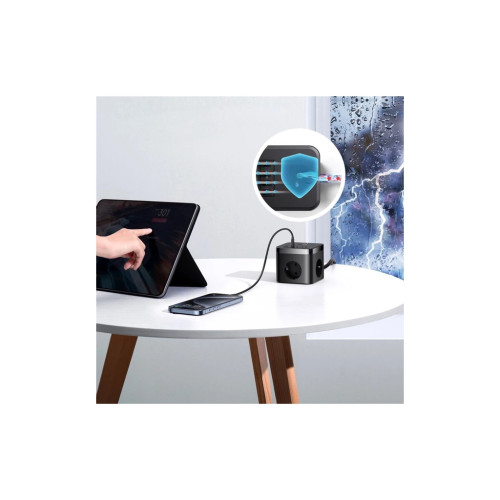 Мережевий фільтр живлення Baseus PowerCombo Cube Power Strip (E00066400117-00) Мережевий фільтр живлення Baseus PowerCombo Cube Power Strip (E00066400117-00)