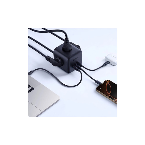 Мережевий фільтр живлення Baseus EnerFill FA11 Cube Power Strip (E00082100123-00) Мережевий фільтр живлення Baseus EnerFill FA11 Cube Power Strip (E00082100123-00)