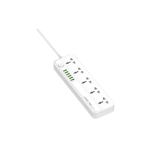 Мережевий фільтр живлення LDNIO SC5614 5роз. 3USB 2м (SC5614)