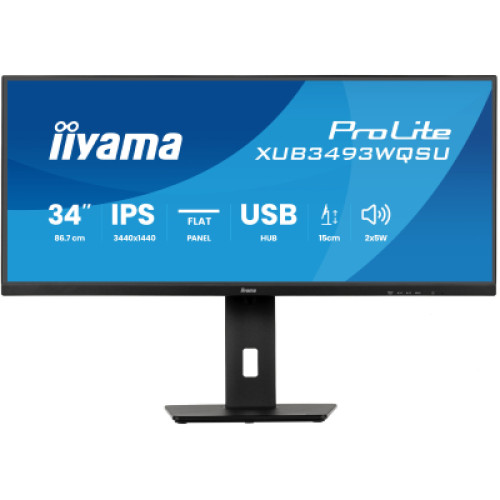 Монітор iiyama XUB3493WQSU-B6