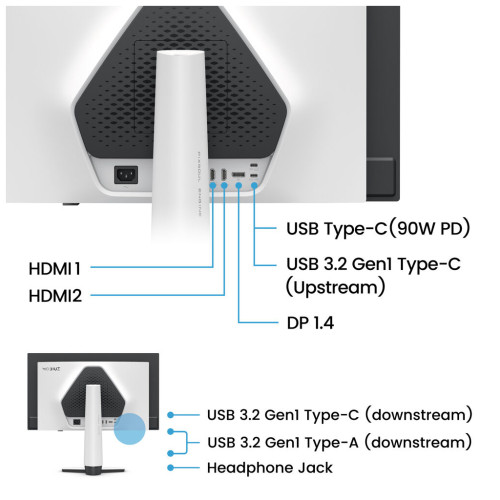 Монітор BenQ EX271UZ White Монітор BenQ EX271UZ White