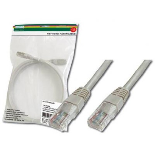 Патч-корд Digitus 1.5м, CAT 6 UTP, AWG 26/7, PVC (DK-1614-015)