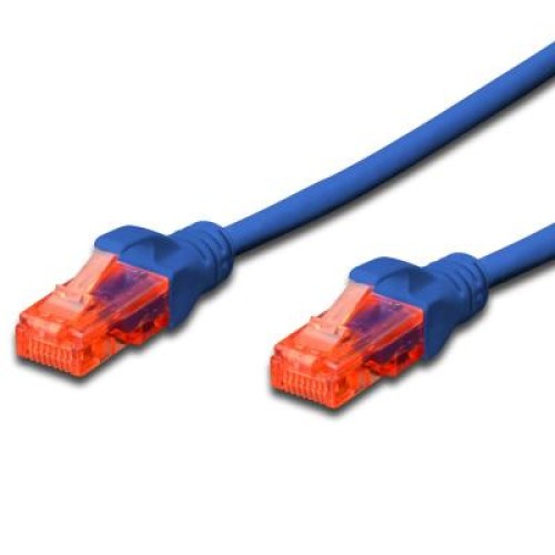 Патч-корд Digitus 5м, CAT 6 UTP, AWG 26/7, PVC, Blue (DK-1614-050/B)