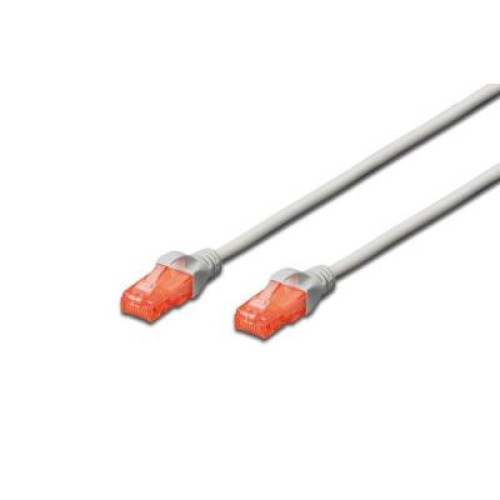 Патч-корд 0.5м, CAT 6 UTP, AWG 26/7, Cu, LSZH Digitus (DK-1617-005)