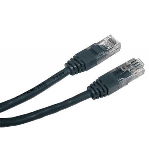 Патч-корд Cablexpert 1.5м UTP cat.5e black, OEM (PP12-1.5M/BK_OEM)