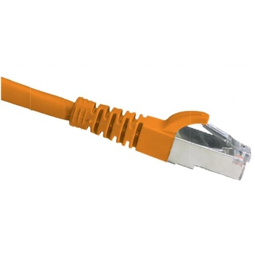 Патч-корд OK-Net 0.5м Cat.5e F/UTP AWG 26 LZ0H (OK-PC9002-O-LSZH)