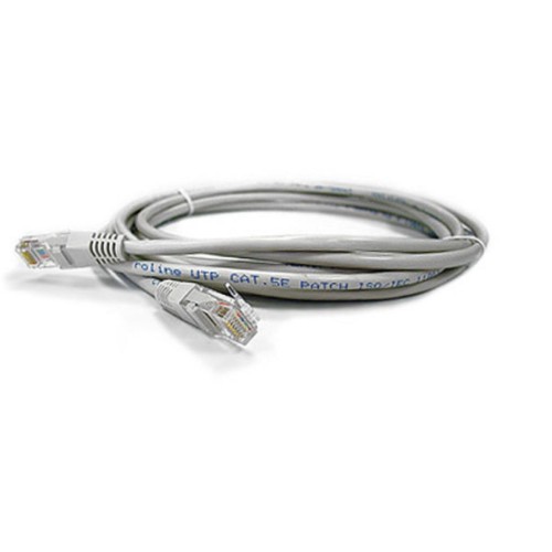 Патч-корд 5м, UTP, cat.5e, CU, 24AWG, grey Kingda (KD-PAUT3500GY)