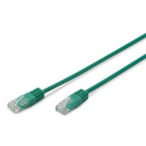 Патч-корд 5м, UTP, cat.5e, AWG 26/7, CU, PVC, green Digitus (DK-1511-050/G)