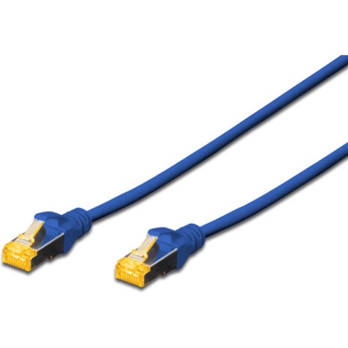 Патч-корд 5м CAT 6a S-FTP AWG 26/7, blue Digitus (DK-1644-A-050/B)