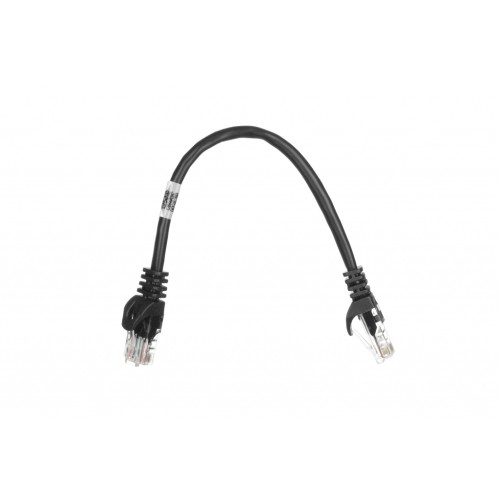 Патч-корд 2E 0.2м, Cat.5e UTP, RJ45, 26AWG ,7/0.16 Cu, PVC, Black (2E-PC5ECOP-020BK)