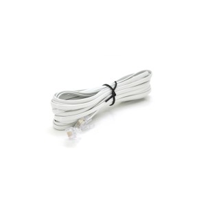 Патч-корд телефонний 5м RJ11 (6P4C) Voltronic (PC-5,0W)