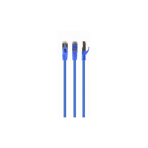 Патч-корд 10м S/FTP Cat 6A CU LSZH blue Cablexpert (PP6A-LSZHCU-B-10M)