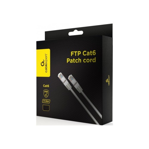 Патч-корд 30м FTP cat 6 CCA gray Cablexpert (PPB6-30M)