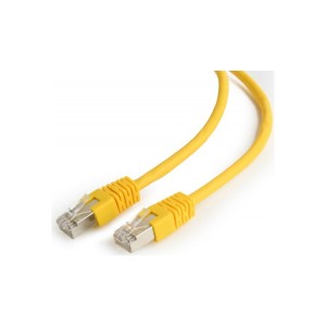 Патч-корд 0.25м FTP cat 6 CCA yellow Cablexpert (PP6-0.25M/Y)