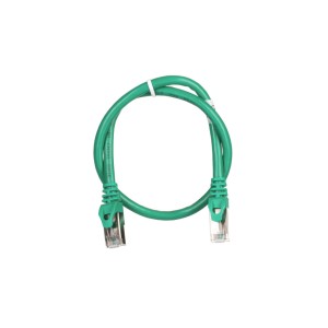 Патч-корд 0.50м S/FTP Cat 6 CU PVC 26AWG 7/0.16 green 2E (2E-PC6SFTPCOP-050GRN)
