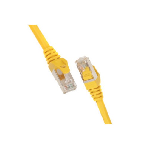 Патч-корд 1м S/FTP Cat 6 CU PVC 26AWG 7/0.16 yellow 2E (2E-PC6SFTPCOP-100YLW)