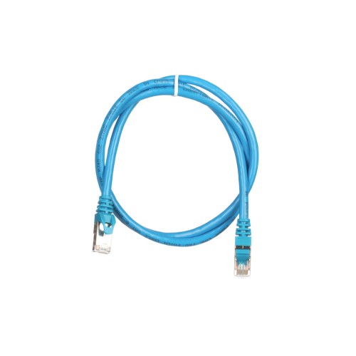 Патч-корд 1м S/FTP Cat 6 CU PVC 26AWG 7/0.16 blue 2E (2E-PC6SFTPCOP-100BL)
