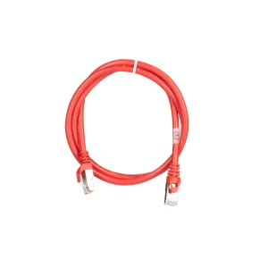 Патч-корд 1м S/FTP Cat 6 CU PVC 26AWG 7/0.16 red 2E (2E-PC6SFTPCOP-100RD)