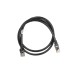 Патч-корд 1м S/FTP Cat 6 CU PVC 26AWG 7/0.16 black 2E (2E-PC6SFTPCOP-100BK)