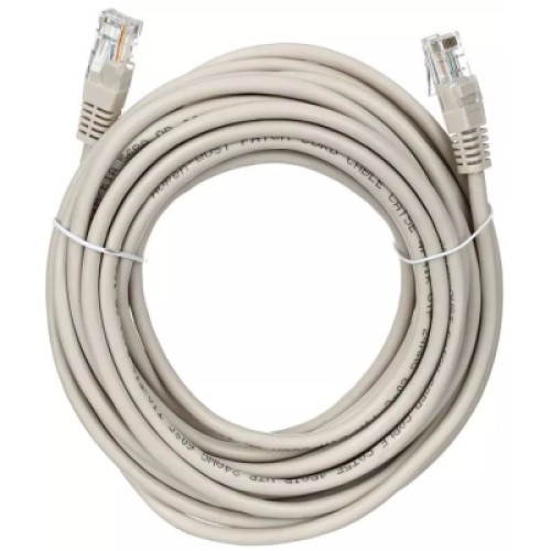 Патч-корд 20м, UTP, cat.5e, CU, 24AWG, grey Kingda (KD-PAUT32000GY)