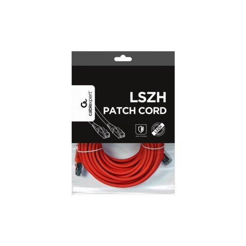 Патч-корд 20м S/FTP Cat 6A CU LSZH red Cablexpert (PP6A-LSZHCU-R-20M)