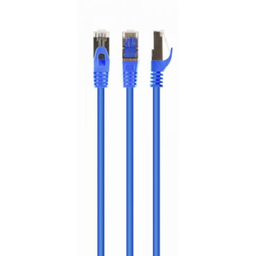 Патч-корд 15м S/FTP Cat 6A CU LSZH blue Cablexpert (PP6A-LSZHCU-B-15M)