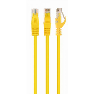Патч-корд 10м UTP cat 6 CCA yellow Cablexpert (PP6U-10M/Y)