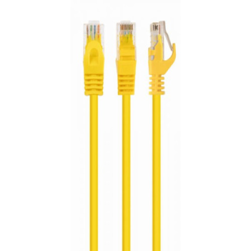 Патч-корд 10м UTP cat 6 CCA yellow Cablexpert (PP6U-10M/Y)