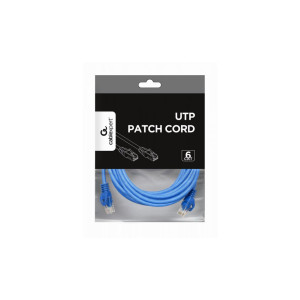 Патч-корд 10м UTP cat 6 CCA blue Cablexpert (PP6U-10M/B)