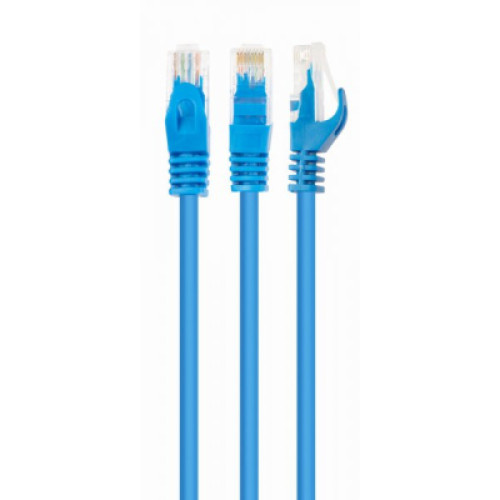 Патч-корд 10м UTP cat 6 CCA blue Cablexpert (PP6U-10M/B)