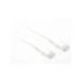 Патч-корд 3м, UTP, cat.5e, CCA, white Cablexpert (PP12-3M-W)
