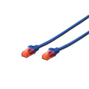 Патч-корд 5м, UTP, cat.6, CCA, AWG 26/7, PVC, blue Digitus (DK-1612-050/B)