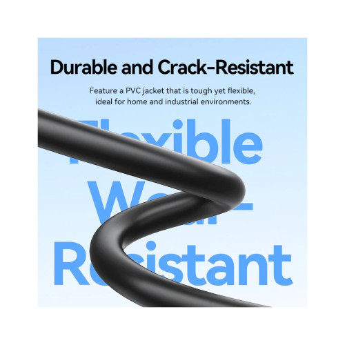 Патч-корд Cat.6 UTP Patch Cable 3M Black VENTION (IBEBI)