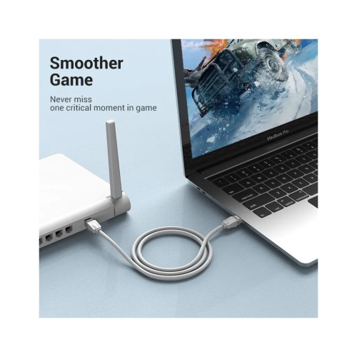 Патч-корд Cat.6 UTP Patch Cable 5M Gray VENTION (IBEHJ)