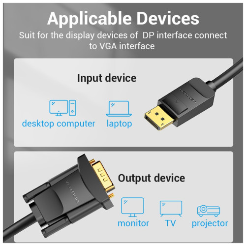Патч-корд Cat.6 SFTP Extension Patch Cable 2M Black VENTION (IBLBH)
