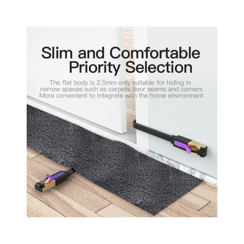 Патч-корд 2м, FTP cat 7 RJ-45 black VENTION (ICABH) Патч-корд 2м, FTP cat 7 RJ-45 black VENTION (ICABH)