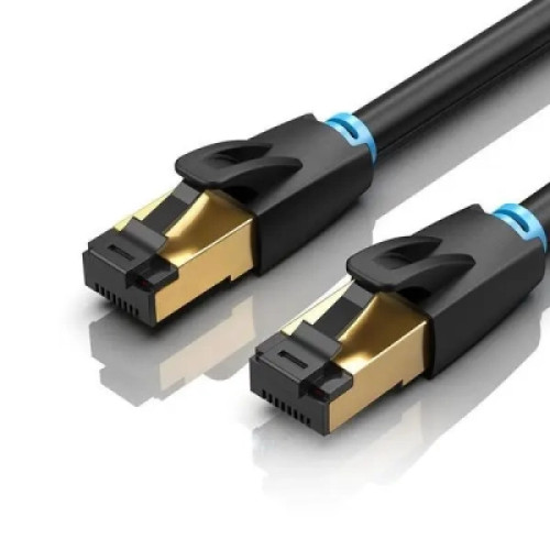Патч-корд Cat.8 SFTP Patch Cable 2M Black VENTION (IKABH)
