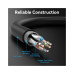 Патч-корд Cat8 SFTP Patch Cable 1M Black VENTION (IKKBF)
