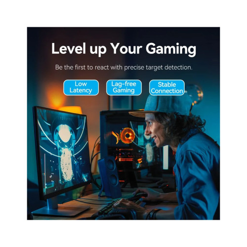 Патч-корд Cat8 SFTP Patch Cable 3M Black VENTION (IKKBI)