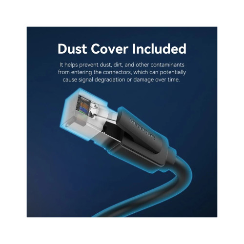 Патч-корд Cat8 SFTP Patch Cable 3M Black VENTION (IKKBI)