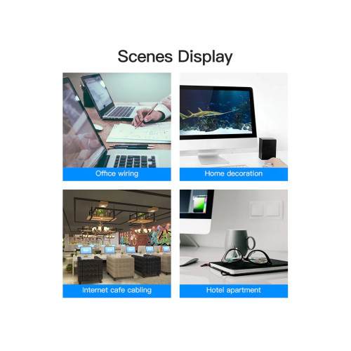 Патч-корд Cat.5E UTP Patch Cable 3M Blue VENTION (VAP-A10-S300)