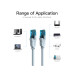 Патч-корд Cat.5E UTP Patch Cable 3M Blue VENTION (VAP-A10-S300)