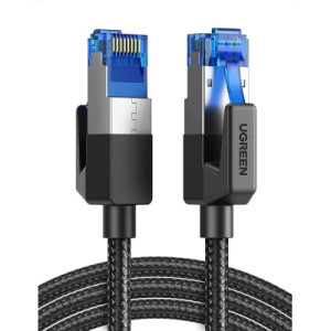 Патч-корд 15м, S/FTP cat 7 RJ-45 COPPER black Ugreen (U_30799)