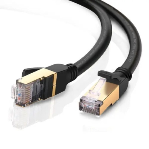 Патч-корд 5м, F/FTP cat 7 RJ-45 black Ugreen (U_11271)
