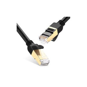 Патч-корд 10м, F/FTP cat 7 RJ-45 black Ugreen (U_11273)